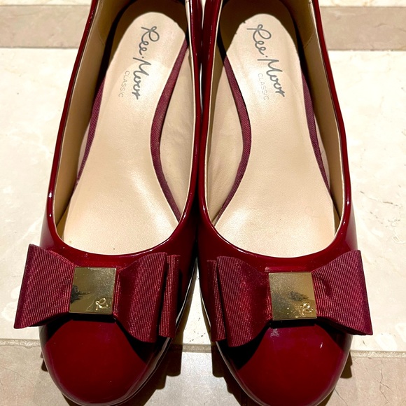 Ree mour lady shoes, red patent leather, 90% new - Picture 2 of 5